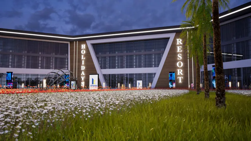 003 Ground Building 7 side pool + 48 m2 private garden